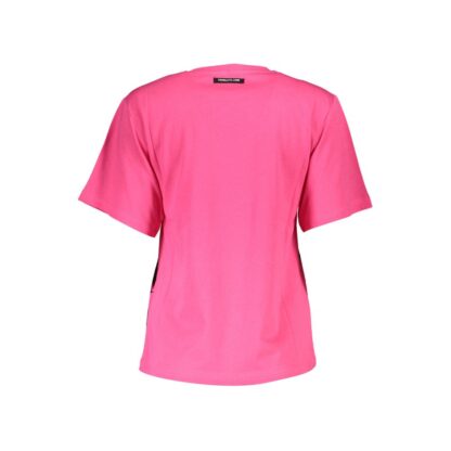 Cavalli Class - Pink Cotton Women T-Shirt