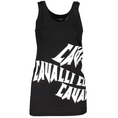 Cavalli Class - Black Cotton Women Top