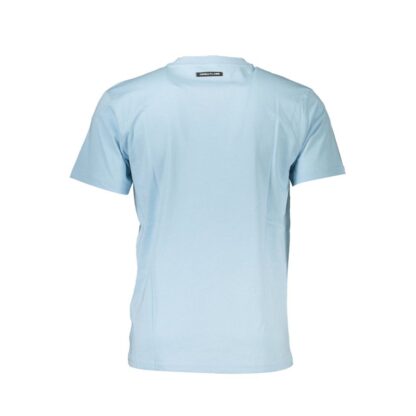 Cavalli Class - Light Blue Cotton Men T-Shirt