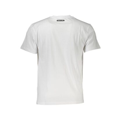 Cavalli Class - White Cotton Men T-Shirt