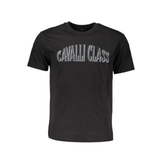 Cavalli Class - Light Blue Cotton Men T-Shirt