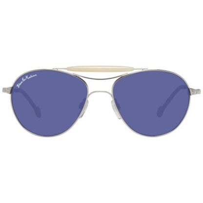 Hally & Son - Silver Unisex Sunglasses