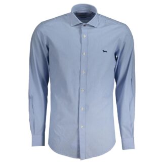 Harmont & Blaine Blue Cotton Shirt