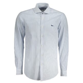 Harmont & Blaine Blue Cotton Shirt