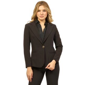 PINKO Black Viscose Suits & Blazer