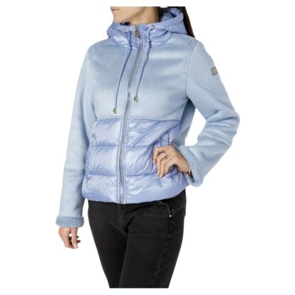 Yes Zee Light Blue Nylon Women's Jacket