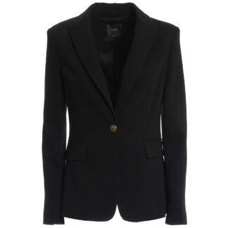 PINKO Black Polyester Suits & Blazer