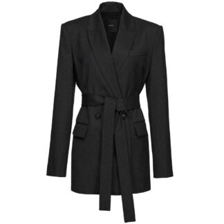 PINKO Black Viscose Suits & Blazer