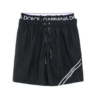 Dolce & Gabbana Blue Polyester Swimwear