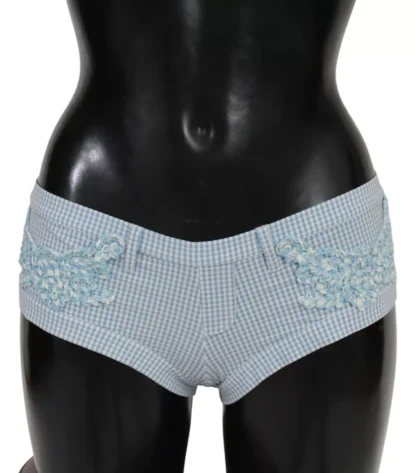 Ermanno Scervino Blue Beachwear Bottoms Swimsuit Shorts