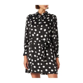 PINKO Black Polyester Women's Dress