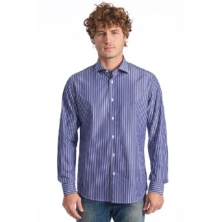 Baldinini Trend Light Blue Cotton Shirt