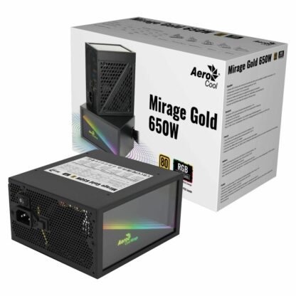 Aerocool MIRAGEGOLD650 power supply unit - Τροφοδοσία Ρεύματος ATX 650 W 80 Plus Gold