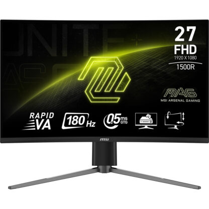 MSI MAG 27C6PF computer monitor 68.6 cm (27") 1920 x 1080 pixels Full HD Black - Οθόνη Gaming 27″