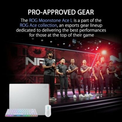 Χαλί ποντικιών Asus ROG Moonstone Ace L Λευκό