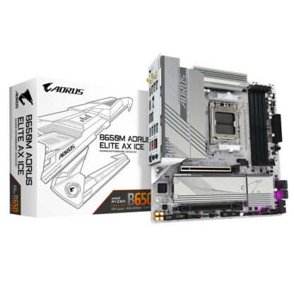 Μητρική Κάρτα Gigabyte B650M AORUS ELITE AX ICE AMD B650 AMD AM5