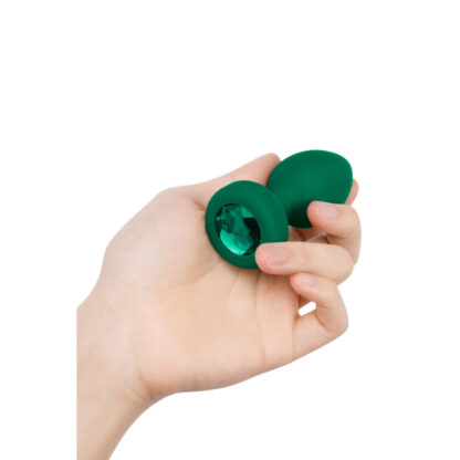 Emerald Vibrerende Butt Plug - Πρωκτικό B-Vibe Vibrating Jewel Πράσινο M/L