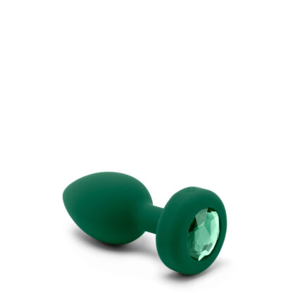 Emerald Vibrerende Butt Plug - Πρωκτικό B-Vibe Vibrating Jewel Πράσινο M/L