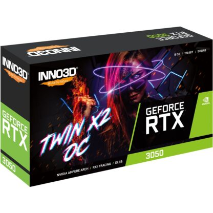 Κάρτα Γραφικών INNO3D N30502-08D6X-1711VA41 Nvidia GeForce RTX 3050 8 GB GDDR6