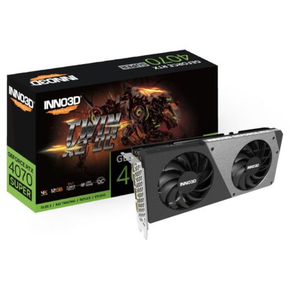 Κάρτα Γραφικών INNO3D TWIN X2 OC RTX 4070 SUPER 12 GB GDDR6X