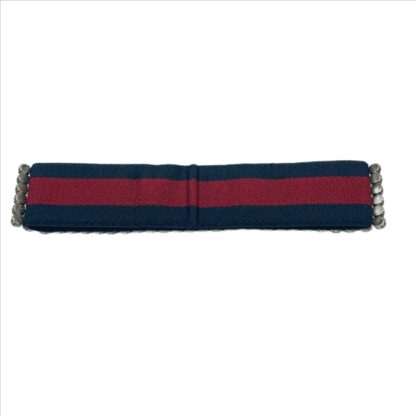 Gucci - Gucci Women's Blue/Red Web Elastic Headband with Crystals