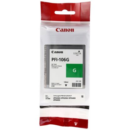 Αυθεντικό Φυσίγγιο μελάνης Canon PFI-106 G Πράσινο