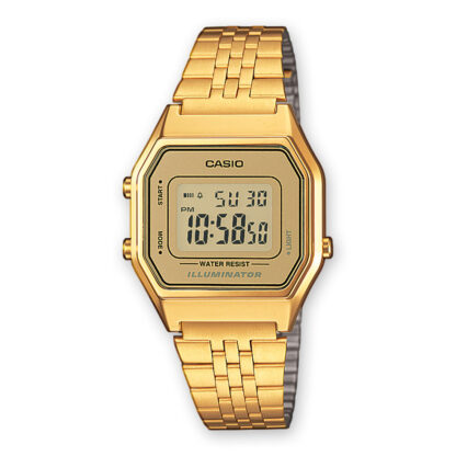 Unisex Ρολόγια Casio LA680WEGA-9ER Χρυσό (Ø 28 mm)