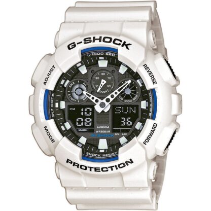 Ανδρικά Ρολόγια Casio G-Shock GA-100B-7AER Μαύρο (Ø 51 mm)