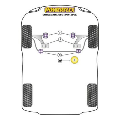 Silentblock Powerflex (x1)