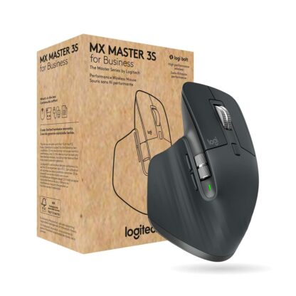 Logitech MX Master 3s for Business mouse Office Right-hand RF Wireless + Bluetooth Laser 8000 DPI - Οπτικό ασύρματο ποντίκι 3S Γκρι