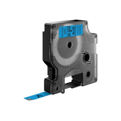 Laminated Tape for Labelling Machines Dymo D1 40916 LabelManager™ Black Blue 9 mm (5 Units) - Πλαστικοποιημένη Ταινία για Στυλό Μαύρο Μπλε Μονάδες)