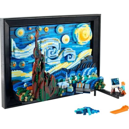 Playset   Lego The Starry Night - Vincent Van Gogh 21333         2316 Τεμάχια 38 x 28 x 12 cm