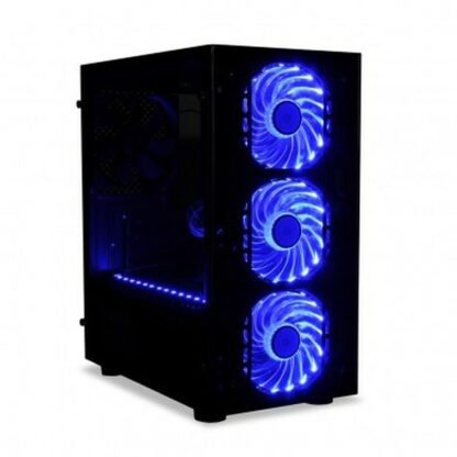 iBox PASSION V4 Mini Tower Black - Κουτί Μεσαίου Πύργου Micro ATX Ibox Μαύρο Πολύχρωμο