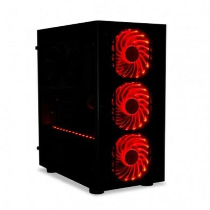 iBox PASSION V4 Mini Tower Black - Κουτί Μεσαίου Πύργου Micro ATX Ibox Μαύρο Πολύχρωμο