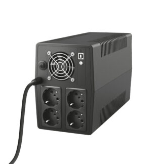 Trust Paxxon uninterruptible power supply (UPS) 1 kVA 600 W 4 AC outlet(s) - Σύστημα αδιάλειπτης παροχής ενέργειας Διαδραστικό SAI