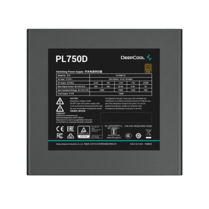 Τροφοδοσία Ρεύματος DEEPCOOL R-PL750D-FC0B-EU-V2 750 W 80 Plus Bronze