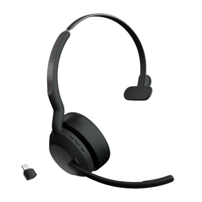 Jabra Evolve2 55 - Link380c MS Mono - Ακουστικά με Μικρόφωνο 25599-899-899 Μαύρο