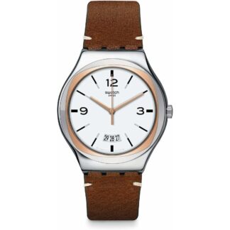 Ανδρικά Ρολόγια Swatch YGS479G Ασημί (Ø 37 mm)