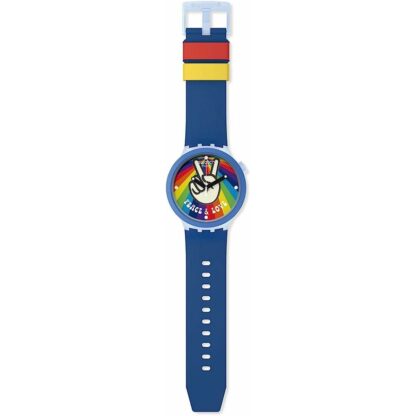 Ανδρικά Ρολόγια Swatch PEACE HAND LOVE (Ø 47 mm)