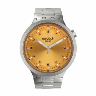 Unisex Ρολόγια Swatch SB07S101G Πράσινο Ασημί