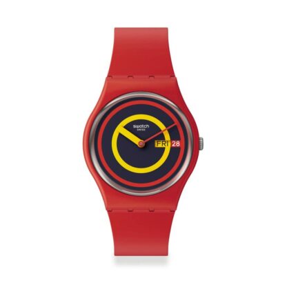 Ανδρικά Ρολόγια Swatch CONCENTRIC RED (Ø 34 mm)