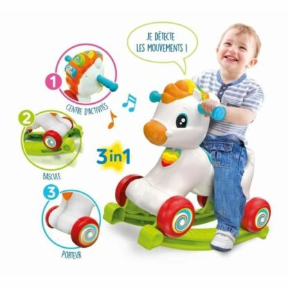 Ξύλινο Αλογάκι Clementoni Rocking horse and wheels (FR)