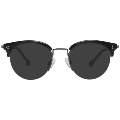 Hally & Son - Black Unisex Sunglasses