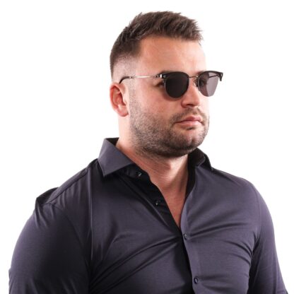 Hally & Son - Black Unisex Sunglasses