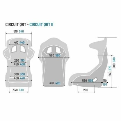 Κάθισμα Sparco CIRCUIT QRT Αυτοκίνητο Μαύρο FIA 8855-1999