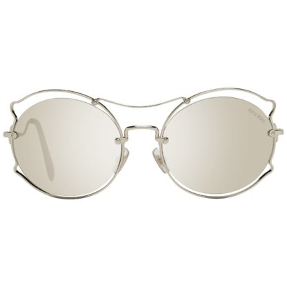 Miu Miu - Gold Women Sunglasses