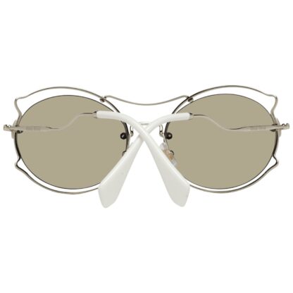 Miu Miu - Gold Women Sunglasses