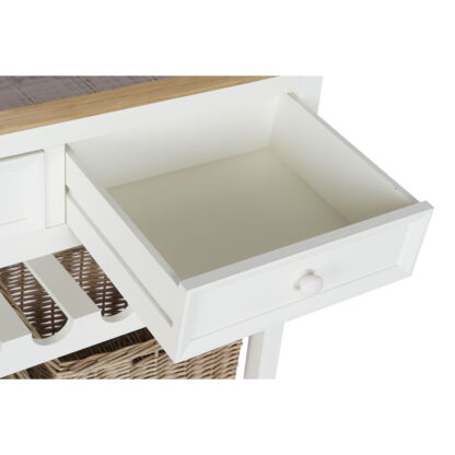 Console DKD Home Decor Μπεζ λυγαριά Ξυλο παουλόβνια 88 x 38 x 80 cm