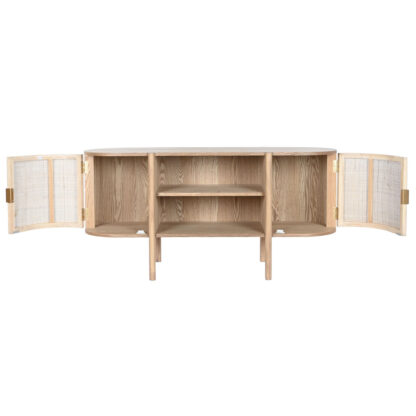 Τηλεόραση Home ESPRIT Φυσικό ξύλο καουτσούκ 120 x 43,5 x 60 cm