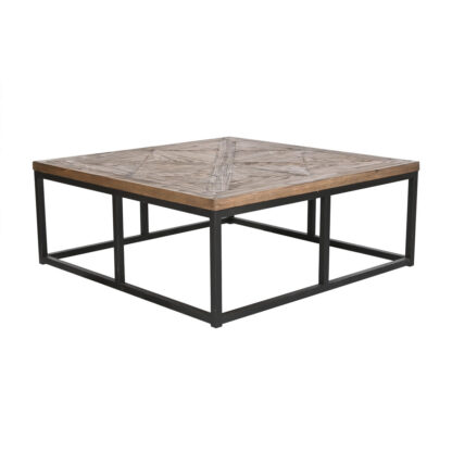 Τραπεζάκι Καφέ Home ESPRIT Ξύλο Μέταλλο 120 x 120 x 45 cm